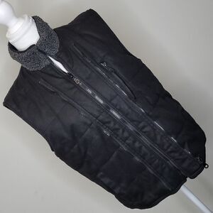 Bigchill outerwear reversible black vest sz M